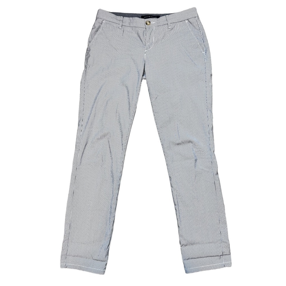 Tommy Hilfiger Womens Pin Stripped Navy Pants Size 2